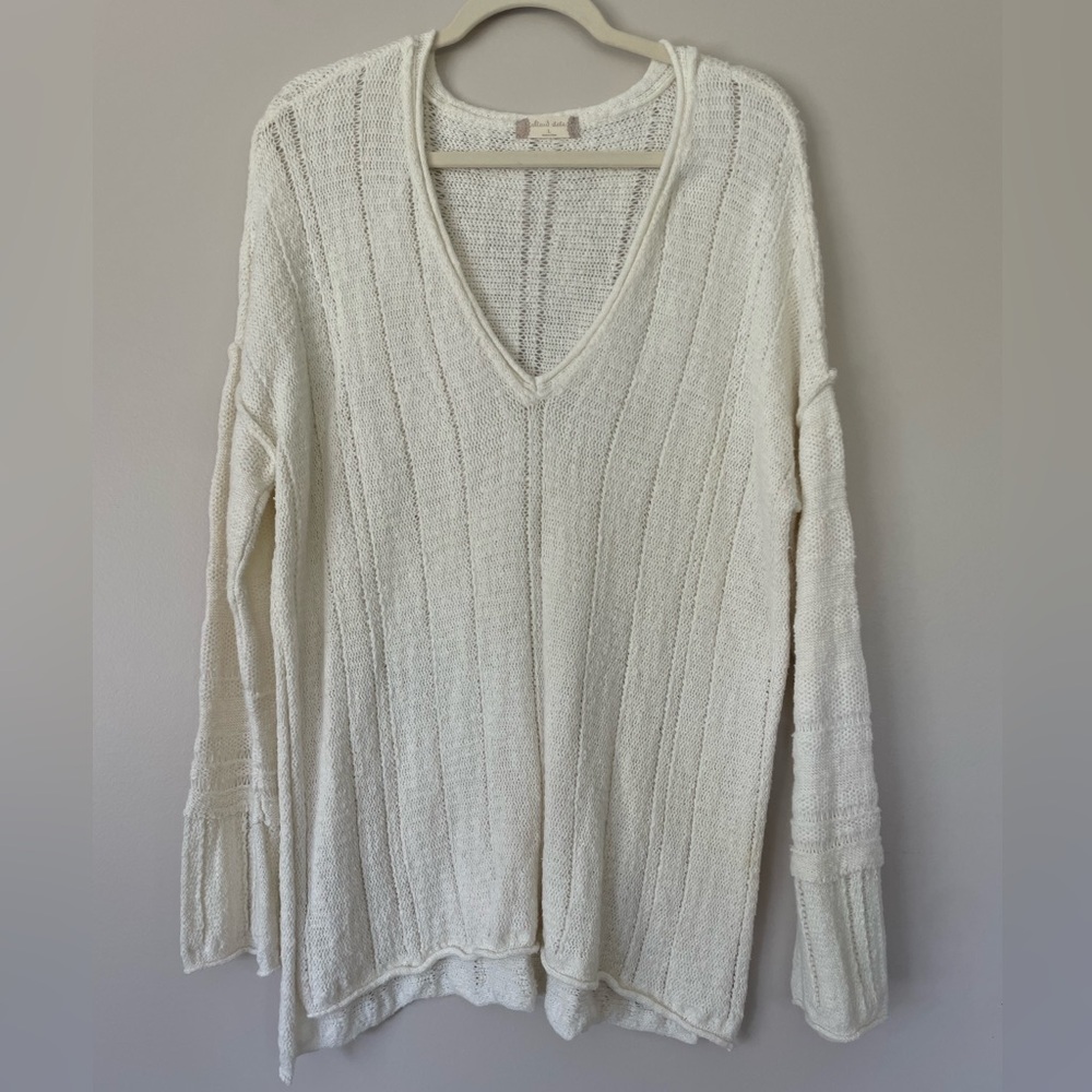 Altar'd State Cream Knit Sweater